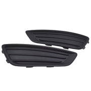 DURAFORCE Left&Right Black Fog Light Cover For Ford Focus 15-2017 2018 Frame Bezel Trim
