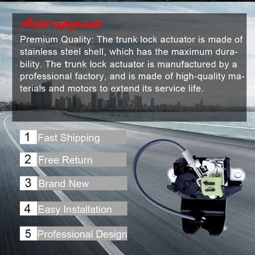 DURAFORCE For KIA Optima 2016-2019 Trunk-Lock or Actuator Latch Release 81230D4000