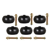 DURAFORCE 6Pk 5" AntiScalp Deck Wheel and Kit Exmark 103-3168 103-4051 103-7263 109-9011
