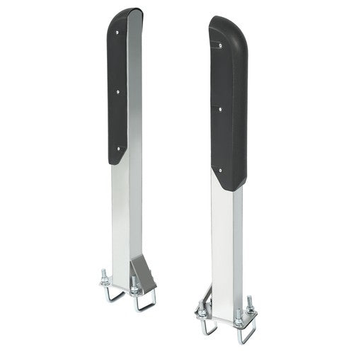 Pair of Zinc Plated Pontoon Boat Trailer Guide On for 2 Inch Trailer Frames