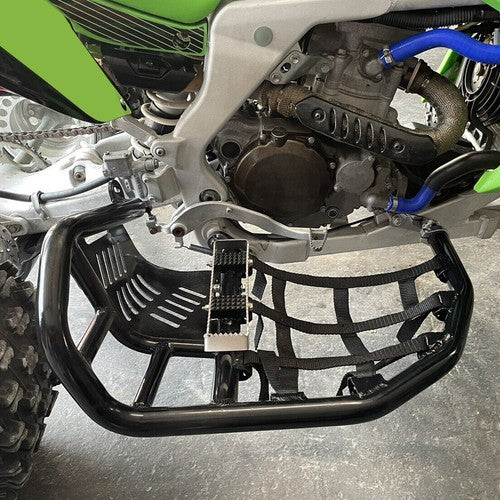 DURAFORCE Nerf Bars Peg Heel Guard Black Nerf For Kawasaki KFX 450R KFX450R 2008-2014 2015