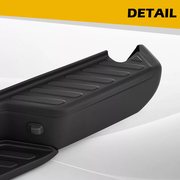DURAFORCE Black Steel Rear Step Bumper for 2005-2021 for Nissan Frontier no Sensor Holes