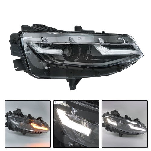 DURAFORCE Headlight Passenger Side For Chevrolet Chevy Camaro 2019-2023 2024 Headlamp LED