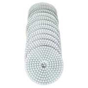 DURAFORCE 12PCS Diamond Polishing Pads Wet Dry 4 Inch Set Kit For Granite Concrete Marble