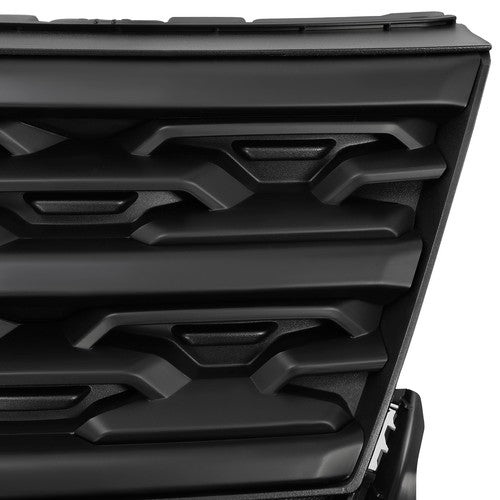 DURAFORCE For Ford Explorer 2018-2019 Black Front Bumper Upper Grille Black ABS Painted