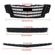 DURAFORCE New Bumper Grille Hood Molding Lower Front For Cadillac Escalade 15-20 Plastic