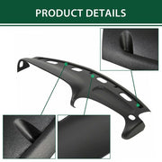 DURAFORCE For 98-01 Dodge Ram 1500 2002 2500 3500 Dashboard Cover Cap Bezel Overlay Black