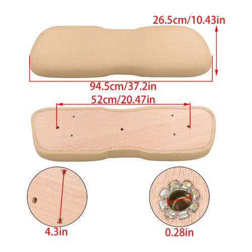 DURAFORCE Beige Front Seat Lean Back Cushion Golf Cart For Club Car DS 2000.5+ 102076601