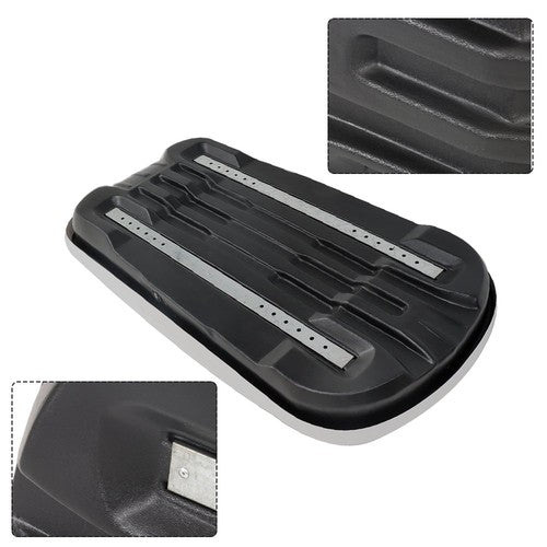 DURAFORCE New 14 ft³ ABS Car Roof Top Box Cargo Luggage Carrier 2 Locks Toolless Install