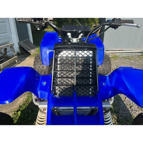 DURAFORCE Gas Tank Side Cover Radiator Cover Grille Black For Yamaha Banshee 350 1987-2006