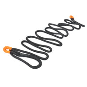 DURAFORCE 1in × 30ft Kinetic Recovery Rope 34000lbs Tow Rope Recovery Snatch Strap Black