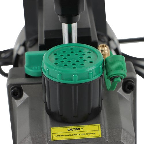 DURAFORCE Vacuum Pump with Manifold Gauge Set & Accessories 1/3hp 4cfm HVAC Auto AC
