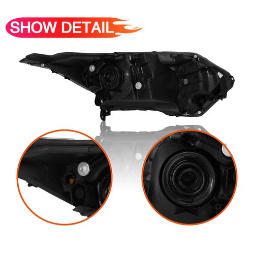DURAFORCE For 2016 2017 2018 Honda HRV HR-V Front Headlight Headlamp Passenger/ Right Side