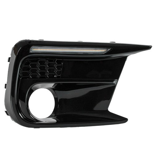DURAFORCE White/Amber LED DRL Fog Light Bezel Cover kit for 2018-2021 Subaru WRX/STI Pair