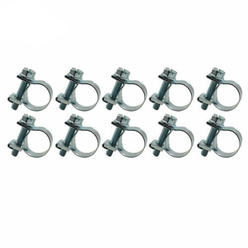 DURAFORCE 1/4" FUEL INJECTION HOSE CLAMP / AUTO Fuel clamps?11mm-13mm?30 Pcs