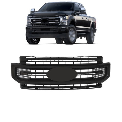 DURAFORCE For Ford F250 F350 2020-2022 Super Duty LC3Z-8200-EA Front Bumper Grille Black
