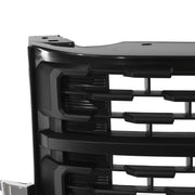 DURAFORCE 84818781 Front Upper Grille Chrome Black for 2020-2023 for GMC Acadia