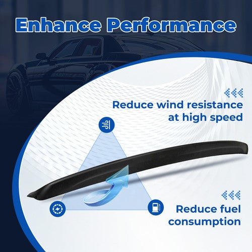 For 2011 2023 Chrysler 300 300S Matte Black Trunk Rear Spoiler Wing Lip