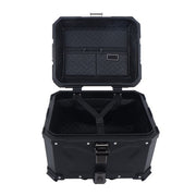 DURAFORCE 45L Motorcycle Top Box with Safety Lock Waterproof Trunk Luggage Storage Case