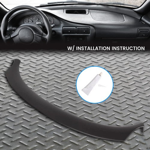 DURAFORCE For 1995 2005 Chevy Cavalier Dash Dashboard Cap Cover Overlay Black Molded