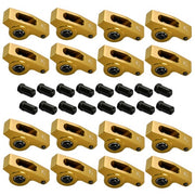 DURAFORCE 1.7 Ratio 7/16" Stud Gold Roller Rocker Arms Kit For Chevy BBC 396 402 427 454