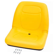 DURAFORCE 1X PU Yellow Complete Seat For John Deere 4X2 4X4 HPX Gator Turf E TH 6X4 TE