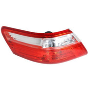 DURAFORCE Pair Tail Lights Fit For Toyota Camry 2007-2009 Outer Lamps L+R Halogen Red Rear