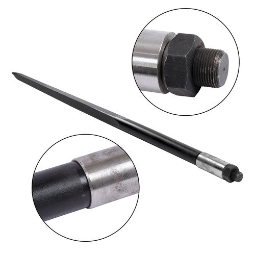 DURAFORCE 1PCS For Tractor 49" Square Hay Spike Bale Spear Wide Tine Spike Skid Conus