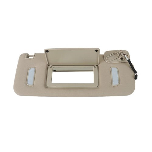 DURAFORCE Gray Passenger SunVisor WIth Lighted For Silverado Sierra Tahoe Yukon 2007-2014