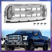 DURAFORCE Front Bumper Grille Assembly Chrome For Ford F-150 F150 2015-2017 FL3Z8200DA