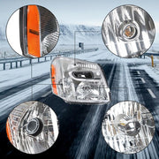 DURAFORCE Headlight Assembly For Chevy Equinox 2005-2009 Headlamps Passenger Side Halogen