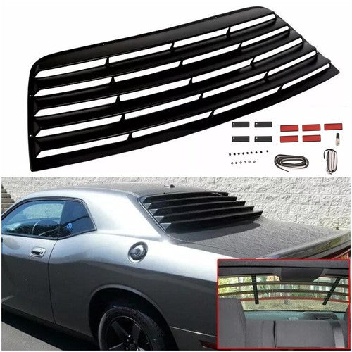 08-23 Dodge Challenger Rear Window Scoop Louver Sun Shade Cover ABS