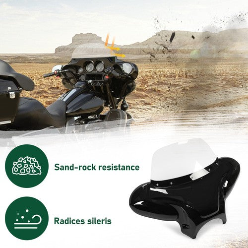DURAFORCE Universal Front Fairing Batwing Windshield Windscreen For Harley Yamaha Suzuki
