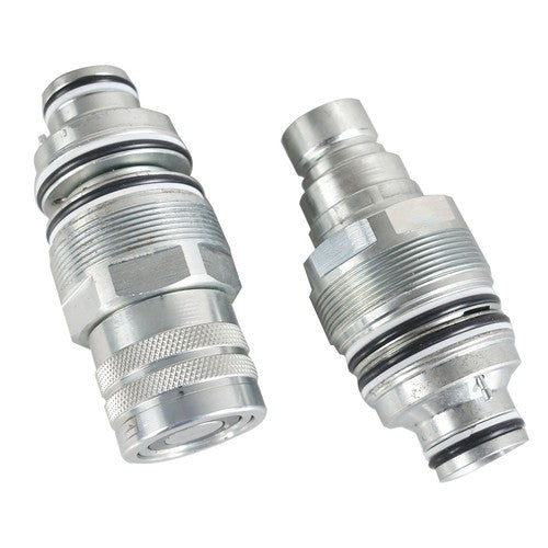 DURAFORCE For Bobcat Telescopic Handler(s) Male & Female Flat Face Coupler Kit New