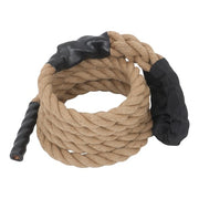 DURAFORCE 1.5” × 15FT Climbing Rope Gym Fitness Strength Training Exercise Rope Brown