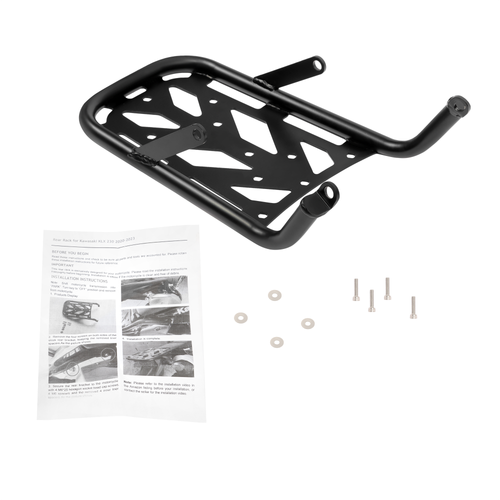 DURAFORCE For Kawasaki KLX 230 20-24 New Motorcycle Rear Rack Luggage Storage Rack Carrier
