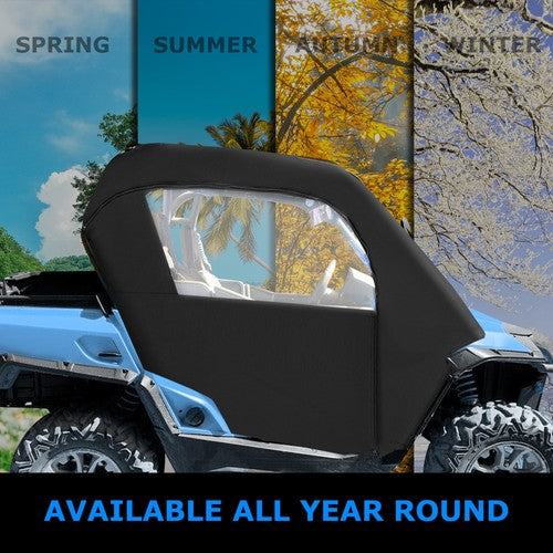 4PCS Soft Doors Rear Panel Cab Enclosures for Can-Am Commander 800 1000 11-20