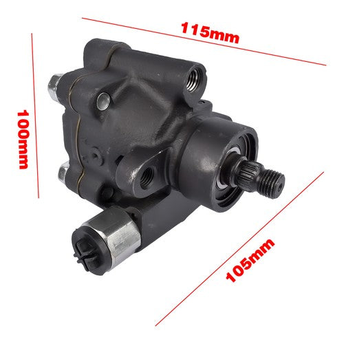 DURAFORCE Power Steering Pump for Nissan 240SX D21 Pathfinder Pickup L4 without Reservoir