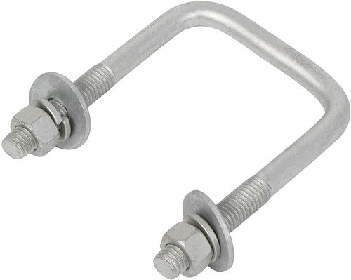 DURAFORCE (4) 10" Zinc-Plated Swivel Top Bunk Bracket Kit For 2x4 Boat Trailer Crossmember