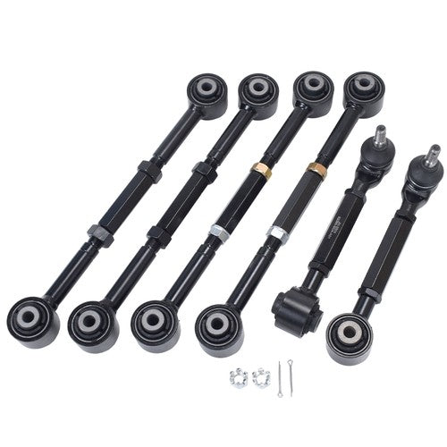 DURAFORCE Rear Upper + Lower Control Camber Arms For 2003-2007 Honda Accord 6Pcs US