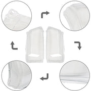 DURAFORCE Left + Right Lens Cover Lampshade For Land Rover Range Rover Sport 2010-2013