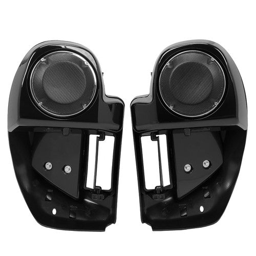 DURAFORCE Lower Vented Fairing 6.5" Speaker Box Pod For Harley Touring Electra Glide 14-24