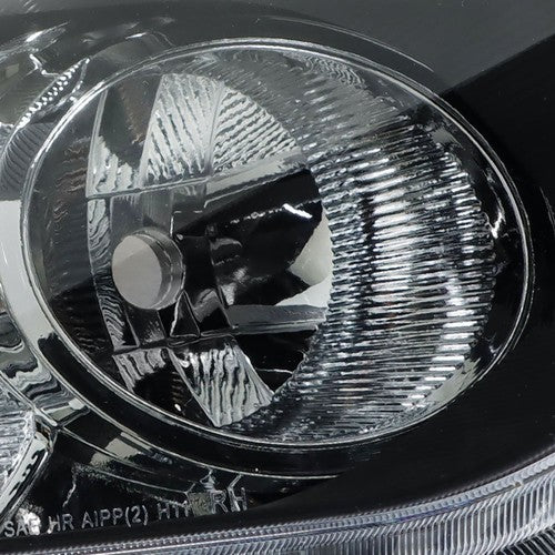 DURAFORCE Headlight For Nissan Rogue 2008-2013 Halogen Housing Black Driver+Passenger Side