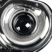 DURAFORCE Pair Set For Dodge Challenger 2015-2018 Headlight Replacement Halogen Clear Lens