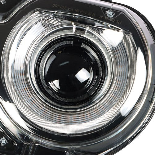 DURAFORCE Pair Set For Dodge Challenger 2015-2018 Headlight Replacement Halogen Clear Lens