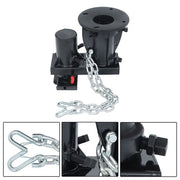 DURAFORCE C5G X 12''-16 Fifth Wheel to Gooseneck Adapter With 7-1/2" Offset For Rv Trailer