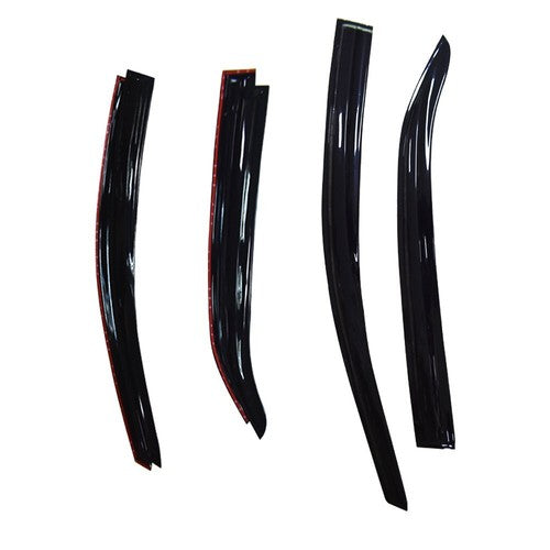 DURAFORCE For 2014-18 Toyota Corolla Mugen Style Window Visors Sun Rain Guards Vent Shade