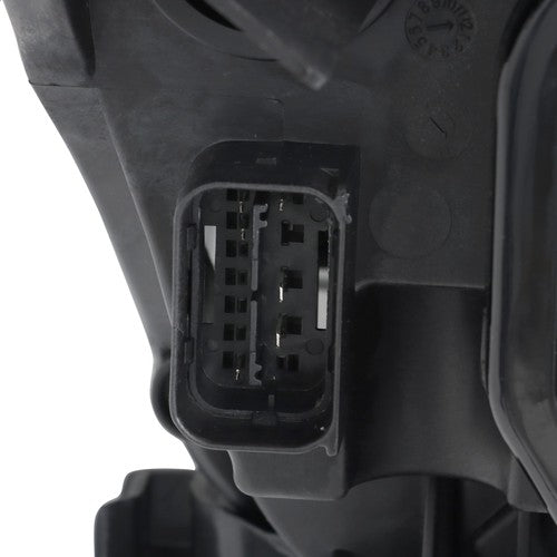 DURAFORCE Right+Left Black Halogen Clear Headlight Assembly For BMW 528i 2008 2009 2010