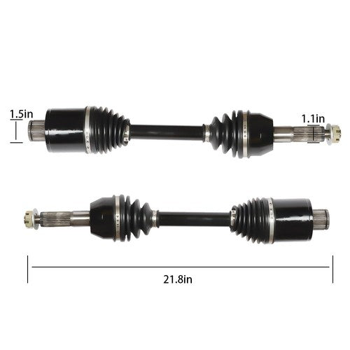 DURAFORCE For Polaris 1380197 1380240 Rear Right and Left Complete CV Joint Axles