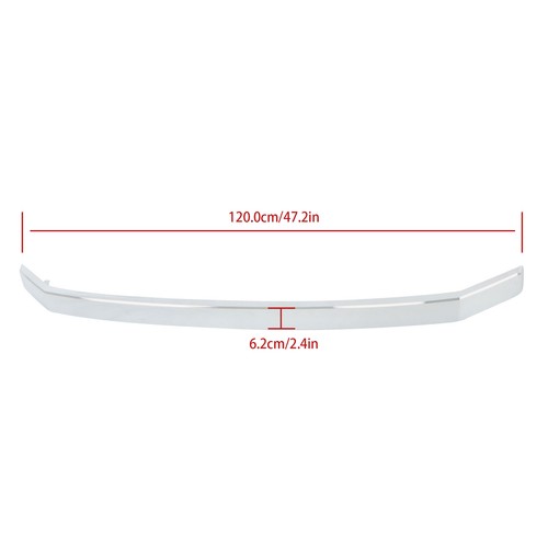 DURAFORCE Chrome Plastic Front Upper Suit For Ford Flex 2013-2019 Grille Molding Insert